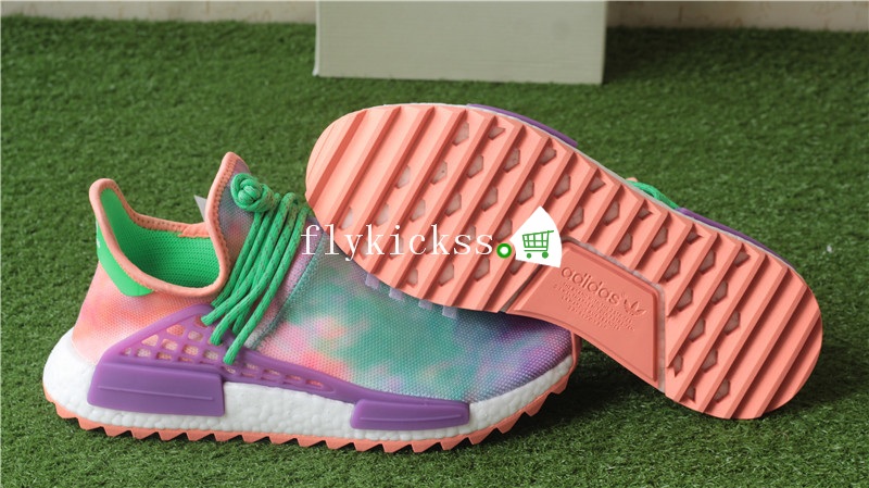 Pharrell Williams x NMD Human Race Holi Festival Chalk Coral